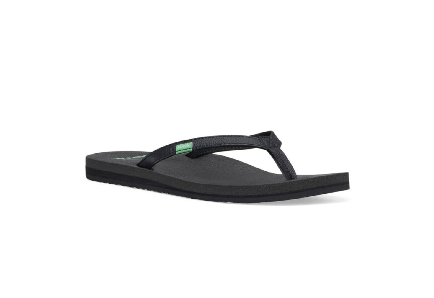 Sanuk Women's Yoga Joy Flip Flops, Black