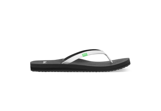 Sanuk Women's Yoga Joy Flip Flops, White