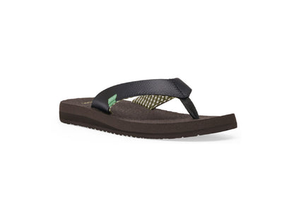 Sanuk Women's Yoga Mat Flip Flops, Brown