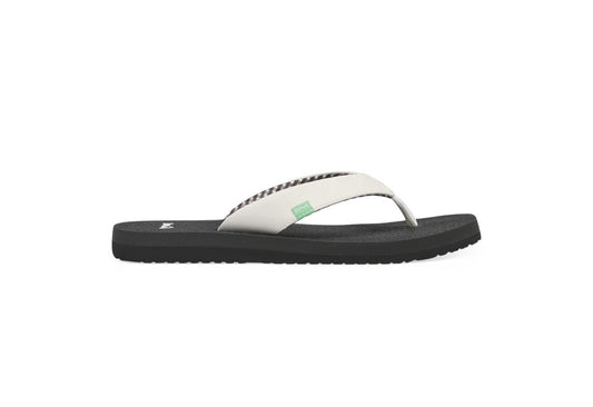 Sanuk Women's Yoga Mat Flip Flops, White