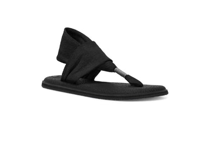 Sanuk Women's Yoga Sling 2 Sandals, Black