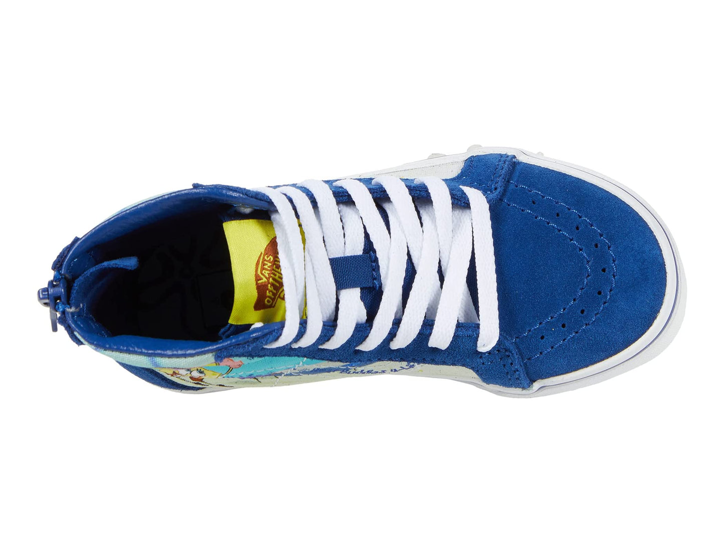 Vans Kids SK8 Hi Zip, Spongebob Best Buddies 4 Life, (Kids)