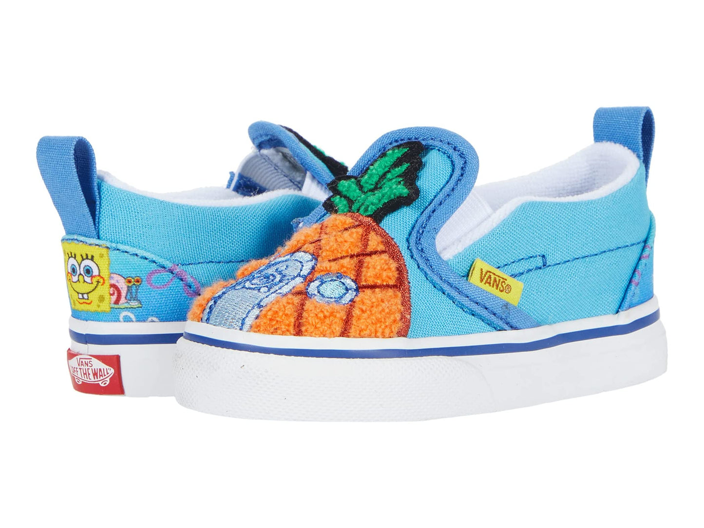 Vans Kids Slip-On, Spongebob 124 Conch Street, (Toddler)