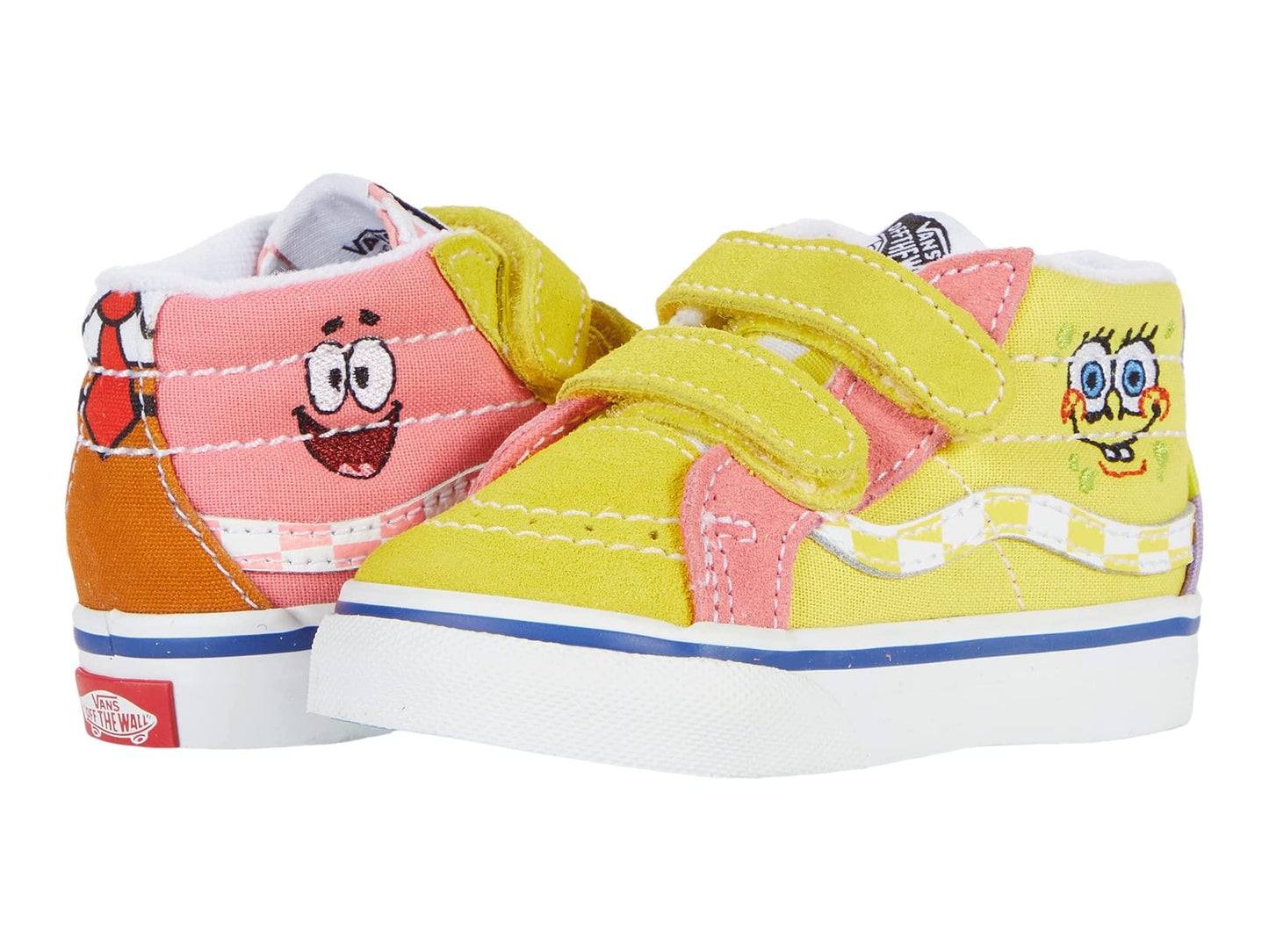 Vans Kids SK8 Mid Reissue, Spongebob Best Friends, (Toddler)