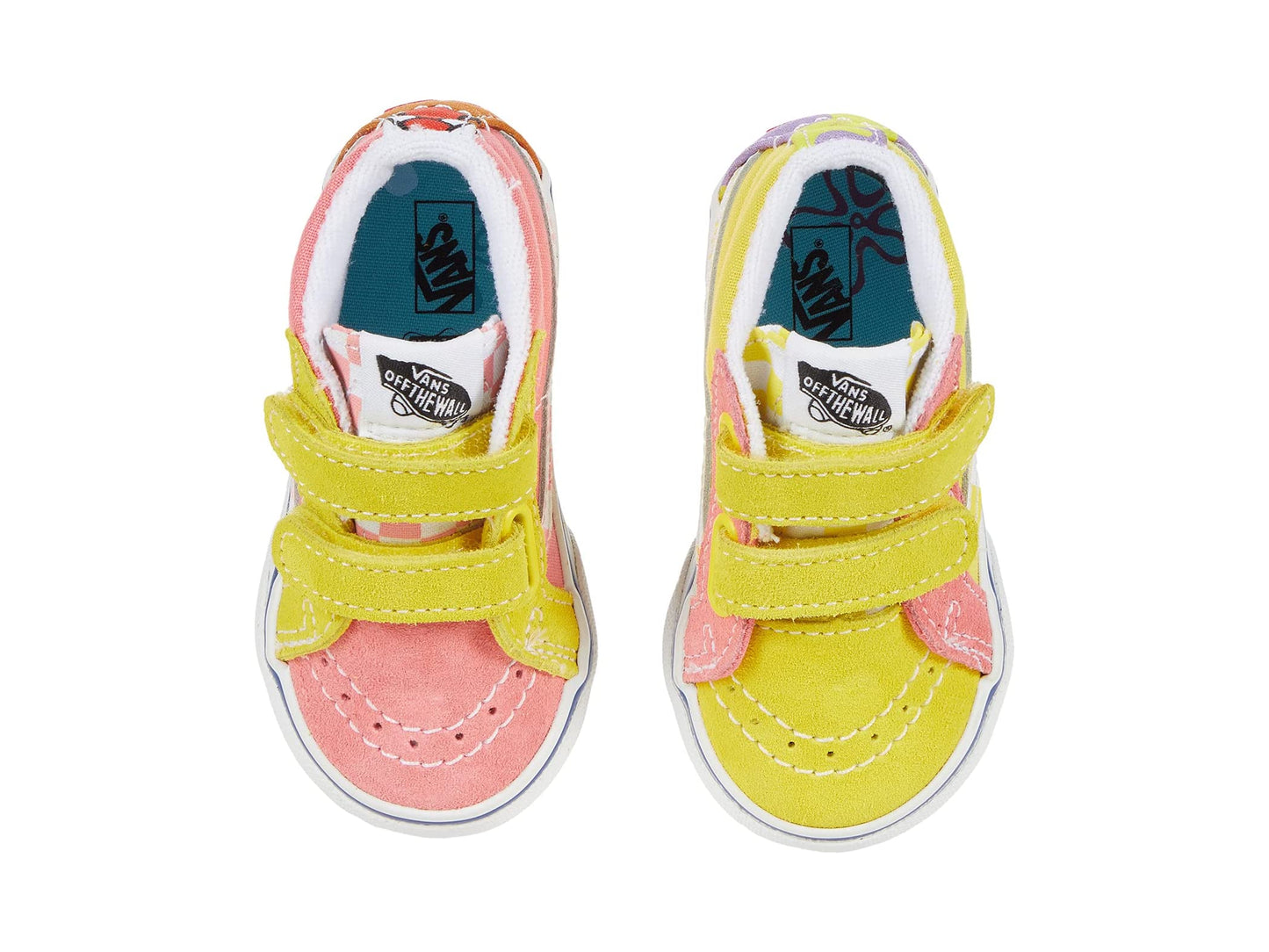 Vans Kids SK8 Mid Reissue, Spongebob Best Friends, (Toddler)