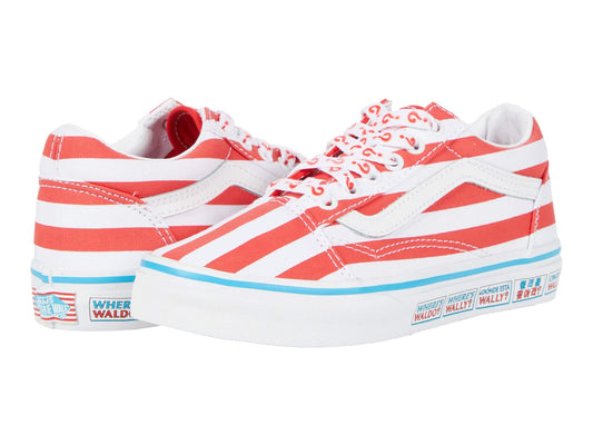Vans Kids, Wheres Waldo? Old Skool, International Stripes (Kids)