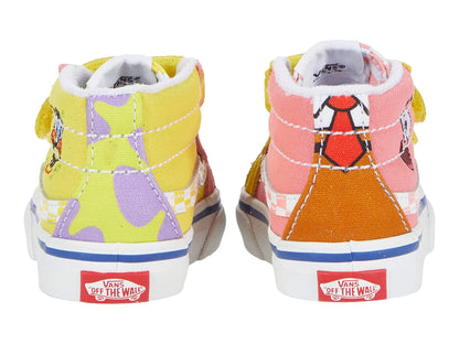 Vans Kids SK8 Mid Reissue, Spongebob Best Friends, (Toddler)