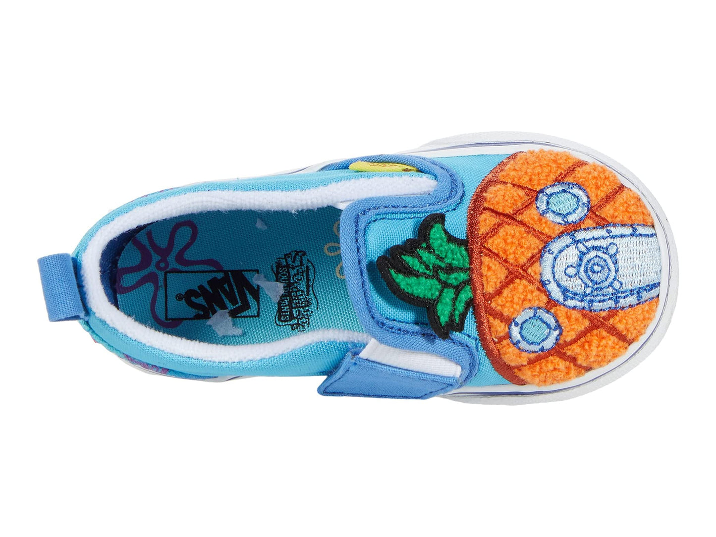 Vans Kids Slip-On, Spongebob 124 Conch Street, (Toddler)