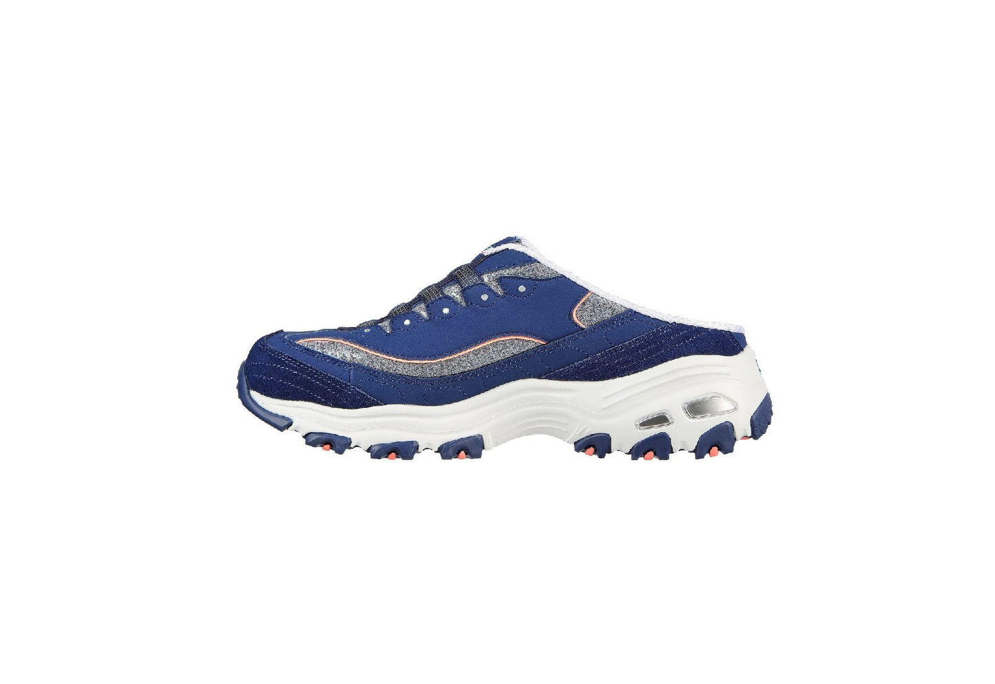 Skechers Women's D'Lites Comfy Cloud, Navy/Pink