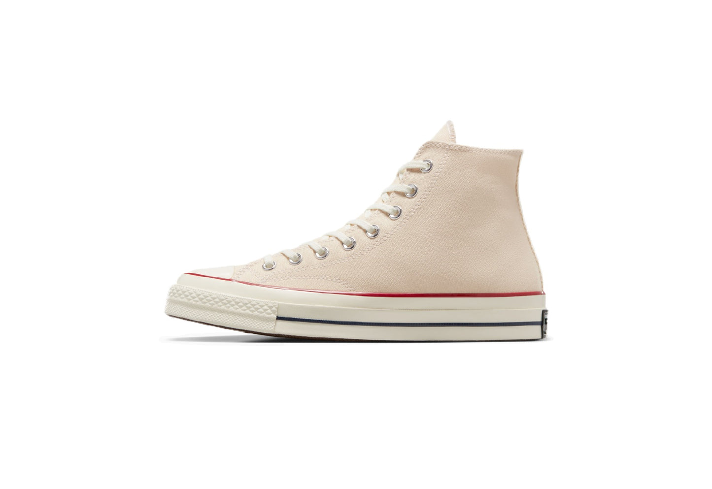 Converse Chuck 70 High Top Vintage Canvas Sneaker, Parchment/Garnet/Egret (Men)