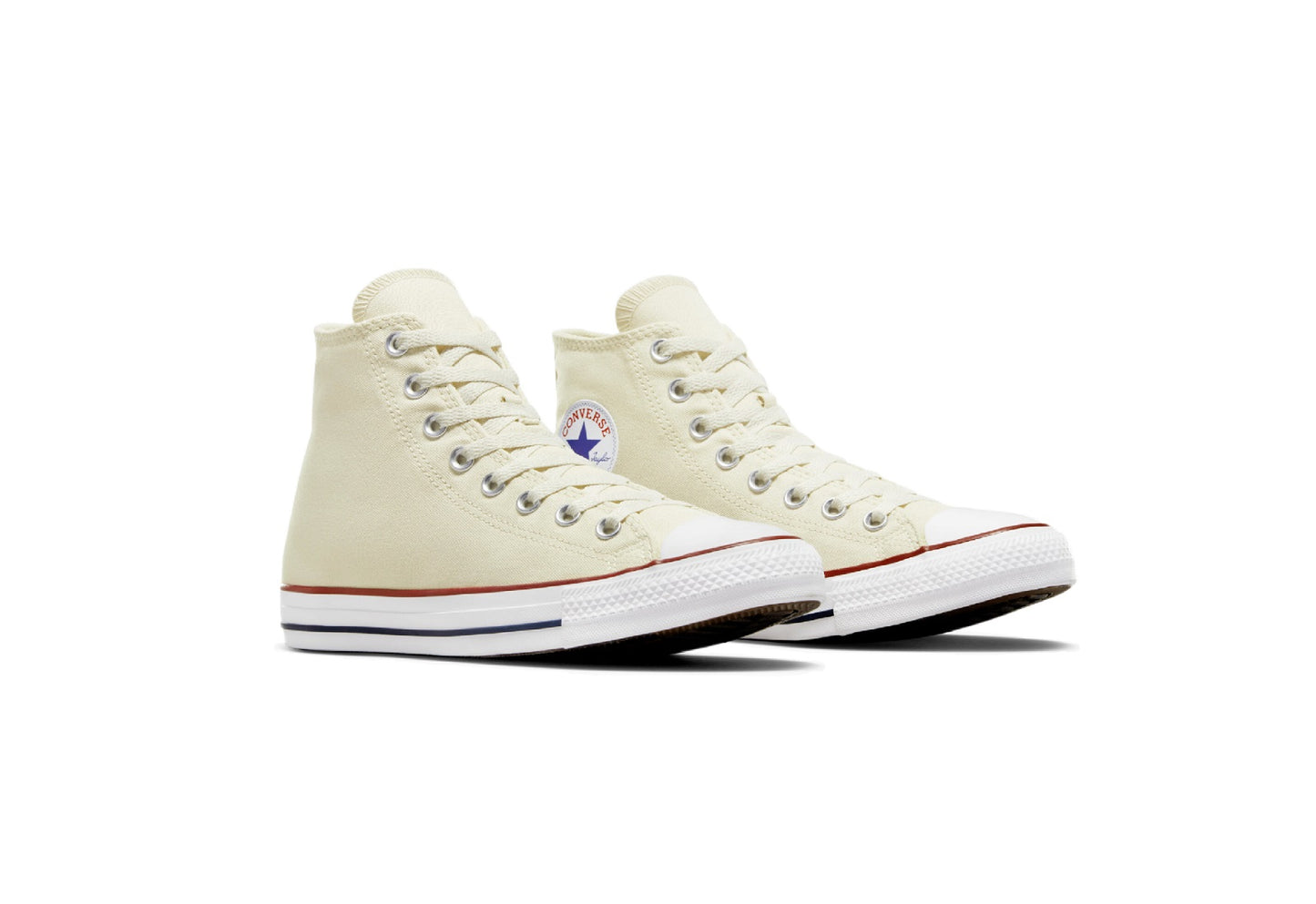 Converse Chuck Taylor All Star High Top Canvas Sneaker, Ivory (Men)