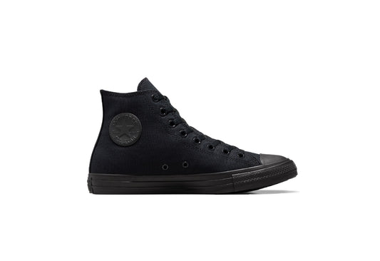 Converse Chuck Taylor All Star High Top Canvas Sneaker, Black Monochrome (Men)