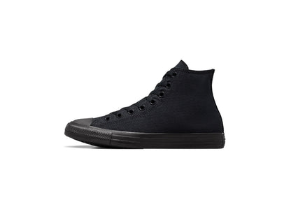 Converse Chuck Taylor All Star High Top Canvas Sneaker, Black Monochrome (Women)