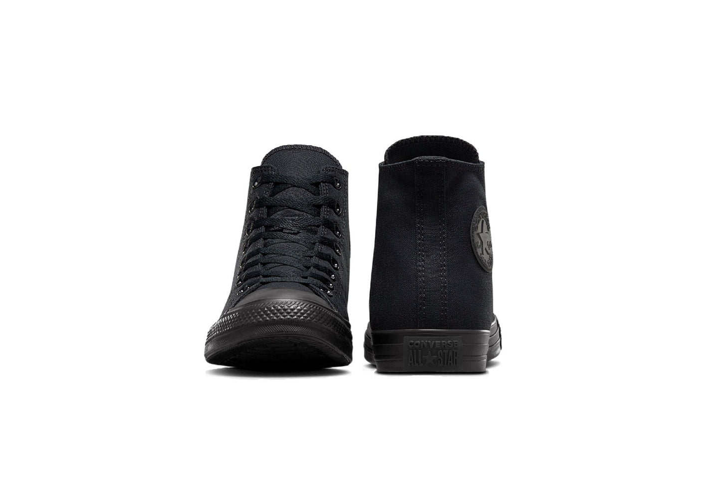 Converse Chuck Taylor All Star High Top Canvas Sneaker, Black Monochrome (Women)