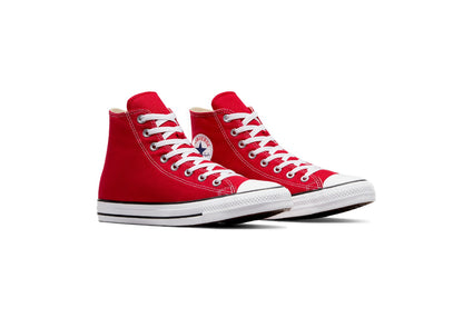 Converse Chuck Taylor All Star High Top Canvas Sneaker, Red (Men)