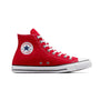 Converse Chuck Taylor All Star High Top Canvas Sneaker, Red (Women)