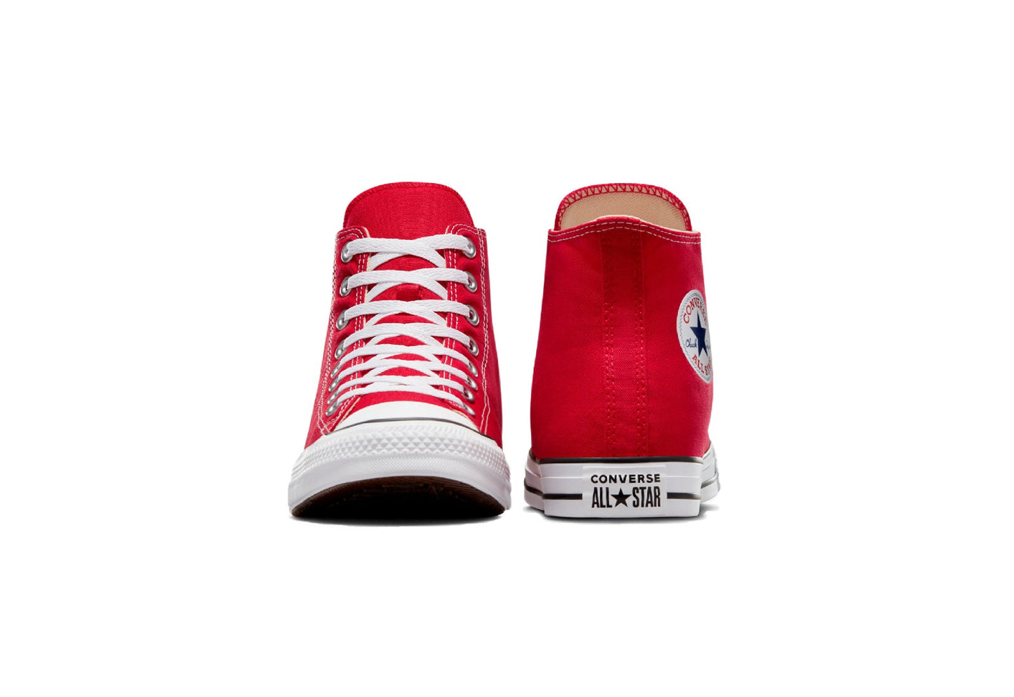 Converse Chuck Taylor All Star High Top Canvas Sneaker, Red (Women)