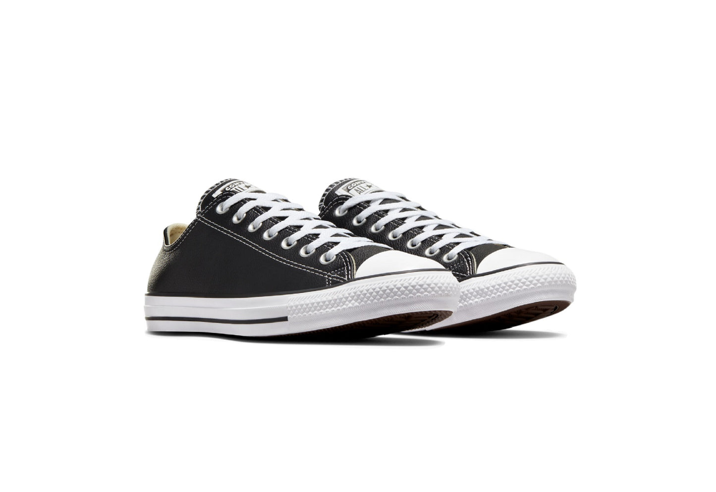 Converse Chuck Taylor All Star Low Top Leather Sneaker, Black (Men)