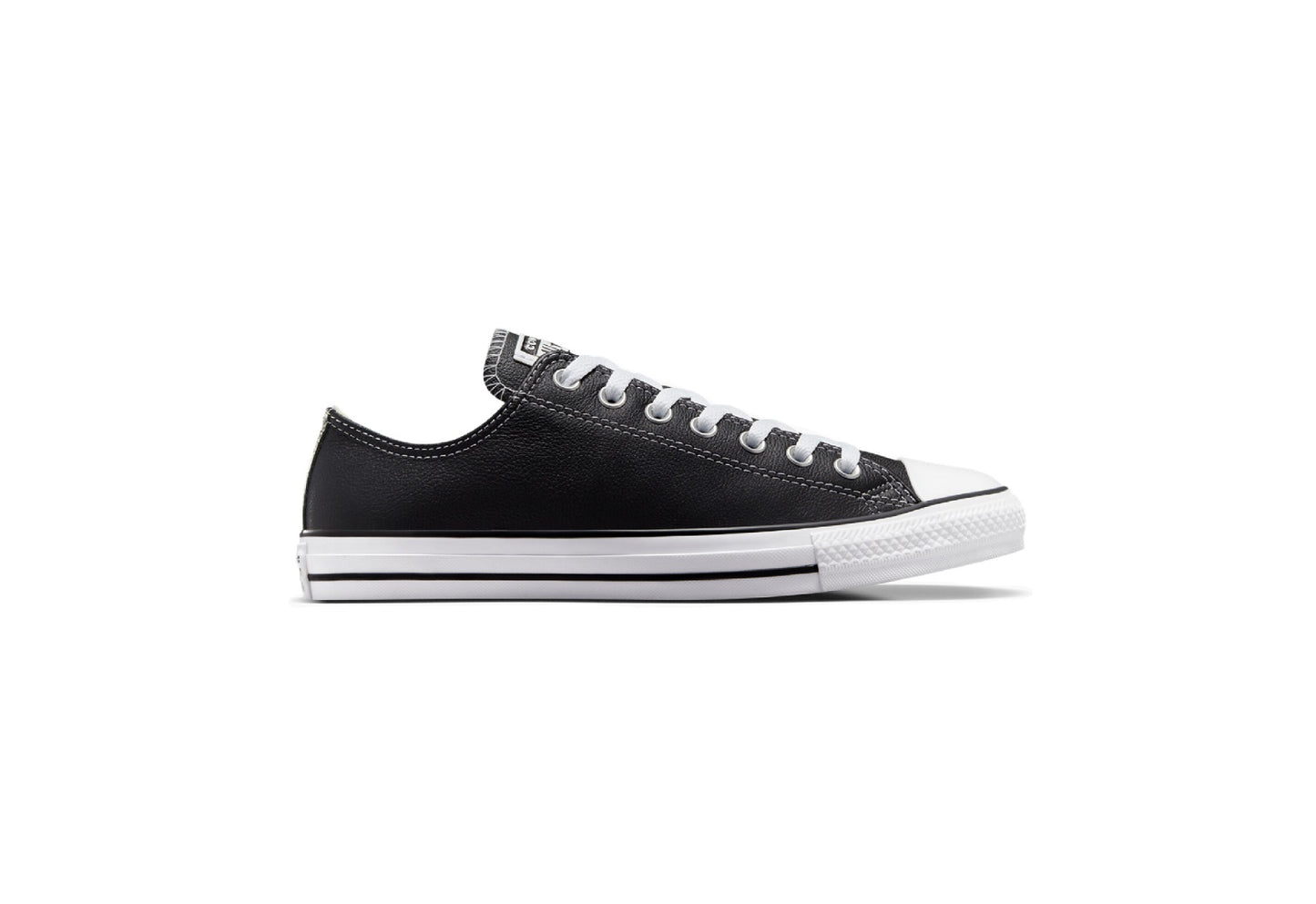 Converse Chuck Taylor All Star Low Top Leather Sneaker, Black (Men)