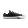 Converse Chuck Taylor All Star Low Top Leather Sneaker, Black (Women)