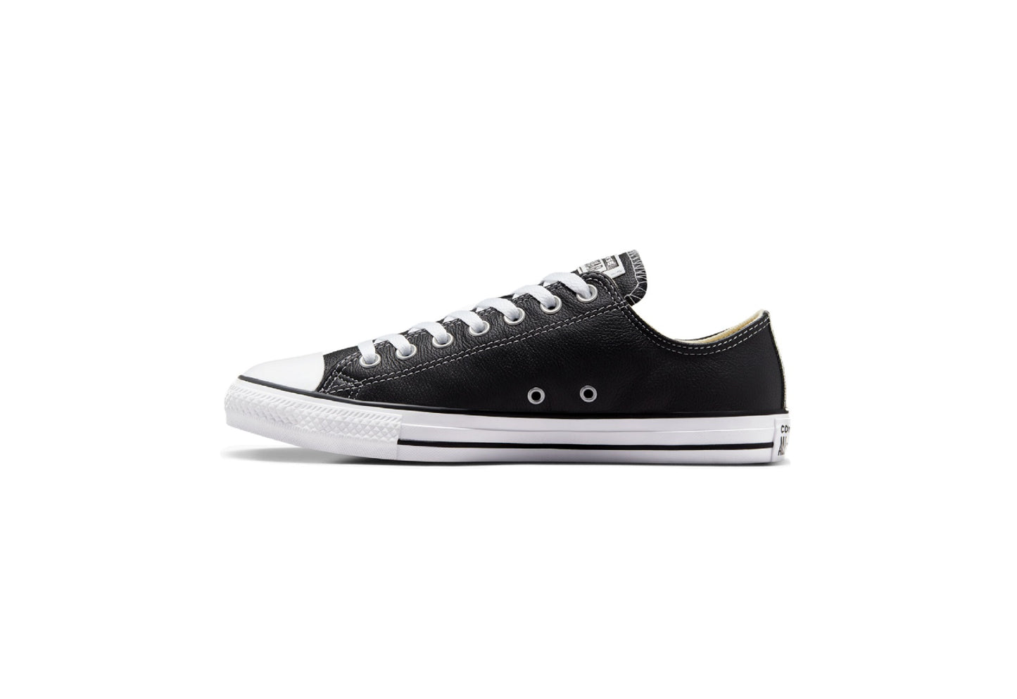 Converse Chuck Taylor All Star Low Top Leather Sneaker, Black (Men)