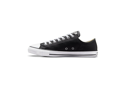 Converse Chuck Taylor All Star Low Top Leather Sneaker, Black (Men)