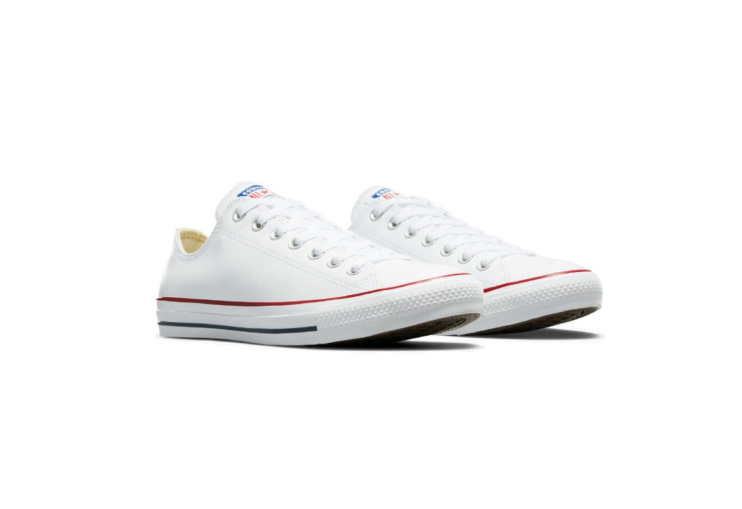 Converse Chuck Taylor All Star Low Top Leather Sneaker, White (Women)