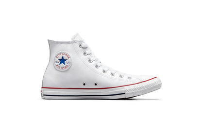 Converse Chuck Taylor All Star High Top Leather Sneaker, White (Men)