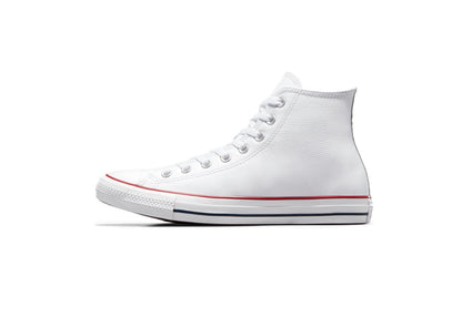 Converse Chuck Taylor All Star High Top Leather Sneaker, White (Men)