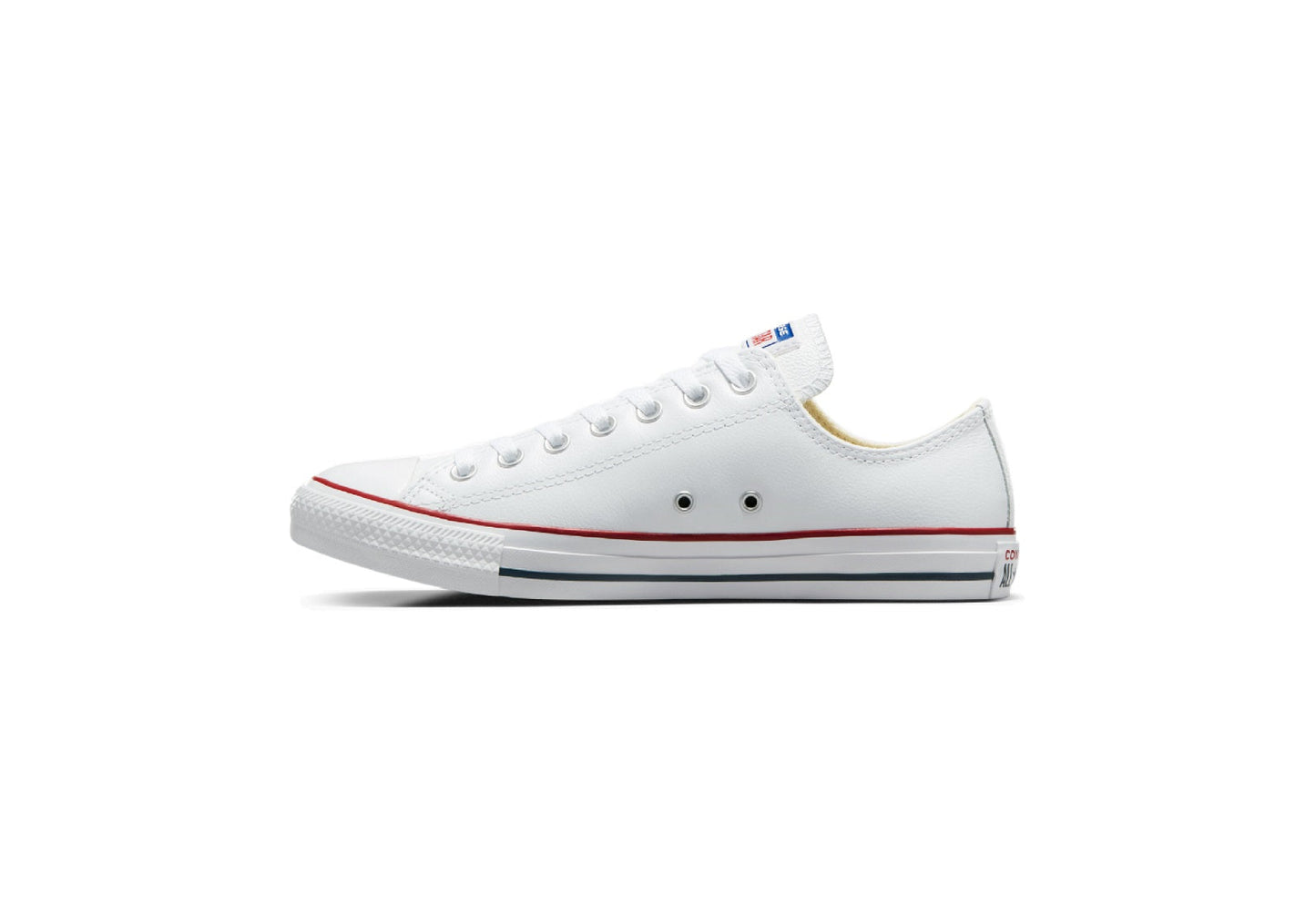 Converse Chuck Taylor All Star Low Top Leather Sneaker, White (Women)