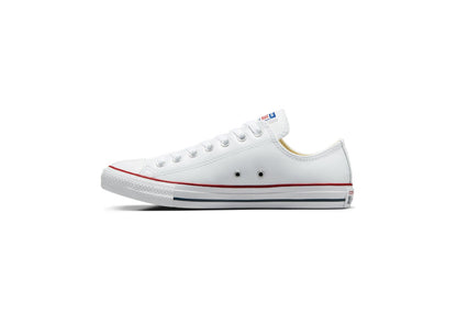 Converse Chuck Taylor All Star Low Top Leather Sneaker, White (Women)