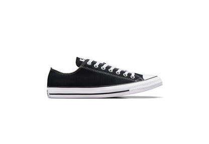 Converse Chuck Taylor All Star Low Top Canvas Sneaker, Black/White (Men)