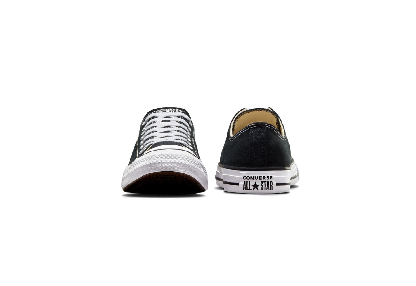 Converse Chuck Taylor All Star Low Top Canvas Sneaker, Black/White (Men)