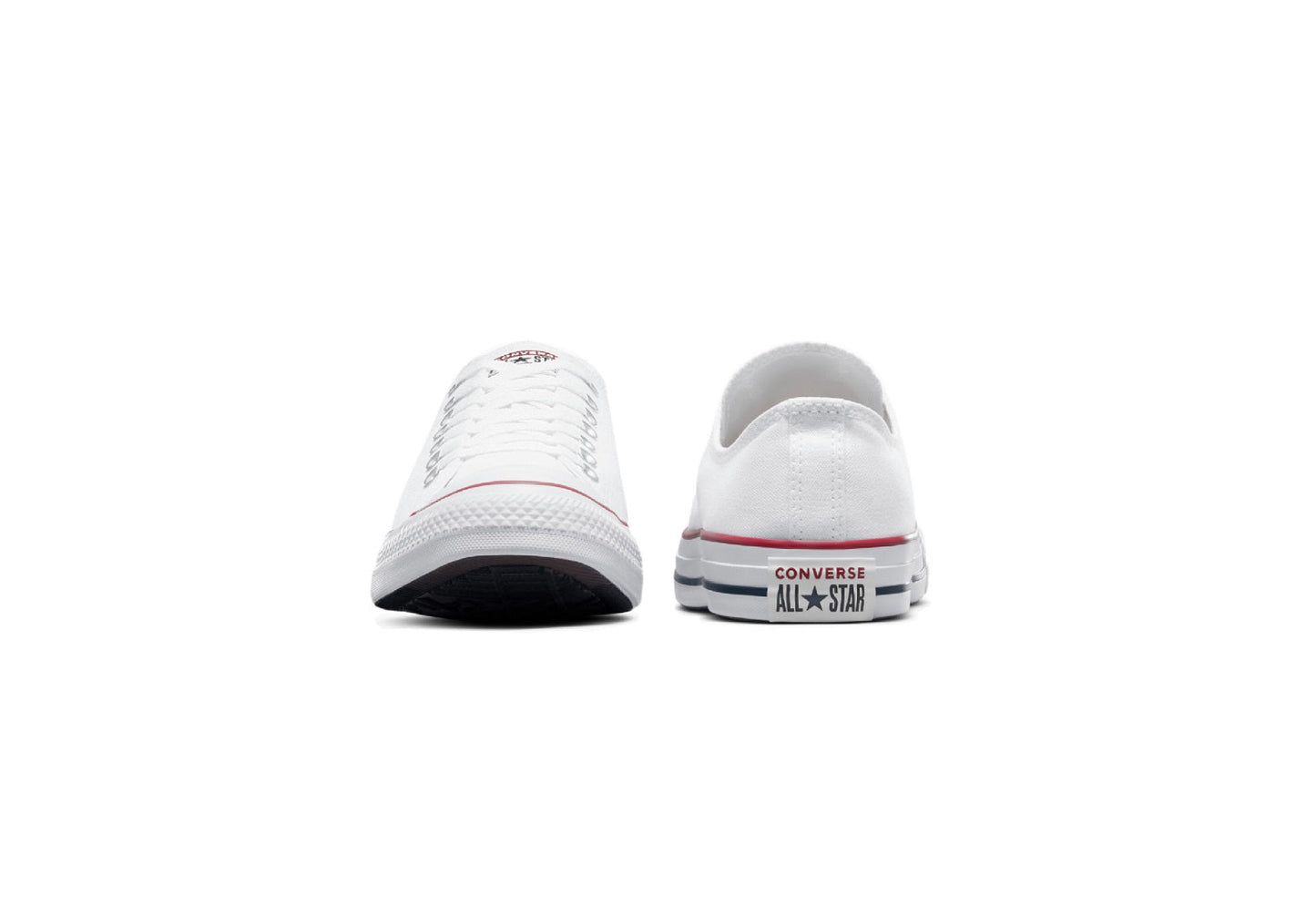 Converse Chuck Taylor All Star Low Top Canvas Sneaker, Optical White (Women)