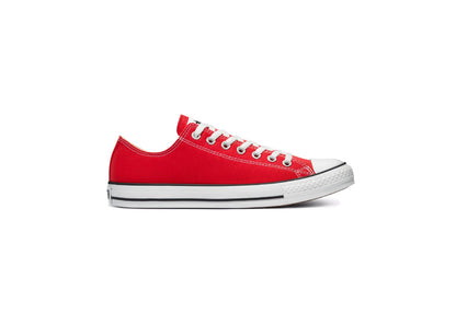 Converse Chuck Taylor All Star Low Top Canvas Sneaker, Red (Women)