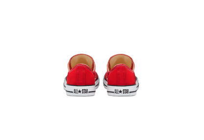 Converse Chuck Taylor All Star Low Top Canvas Sneaker, Red (Women)