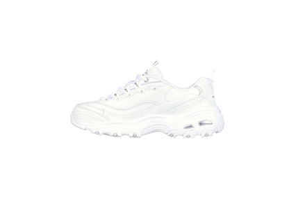 Skechers Women's D'Lites Fresh Start, White/Silver