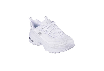 Skechers Women's D'Lites Fresh Start, White/Silver