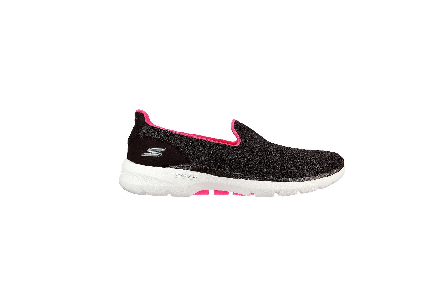 Skechers Women's Go Walk 6 - Big Splash, Black/Hot Pink