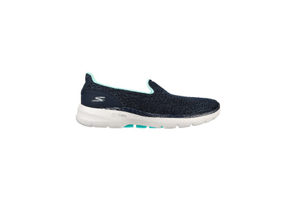 Skechers Women's Go Walk 6 - Big Splash, Navy/Turquoise