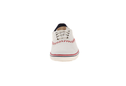 Keds Women's Champion Pennant Baseball Canvas Sneaker, Off White
