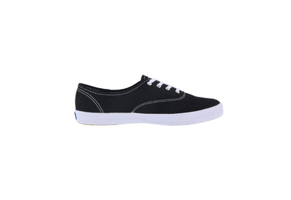 Keds Women's Champion Originals Canvas Sneaker, Black/White