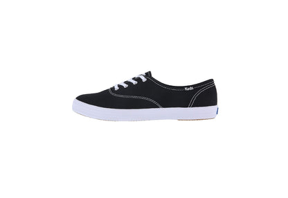 Keds Women's Champion Originals Canvas Sneaker, Black/White