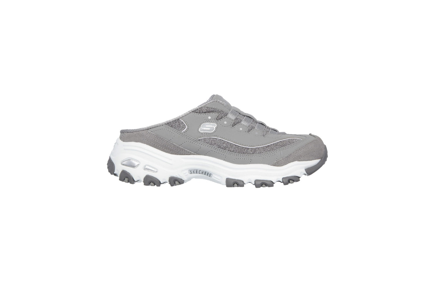 Skechers Women's D'Lites Resilient, Gray/White