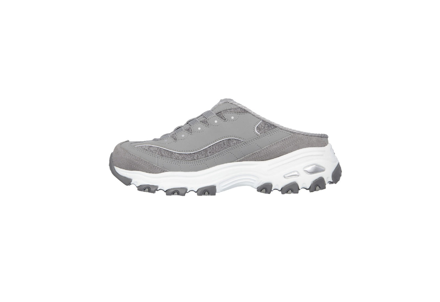 Skechers Women's D'Lites Resilient, Gray/White