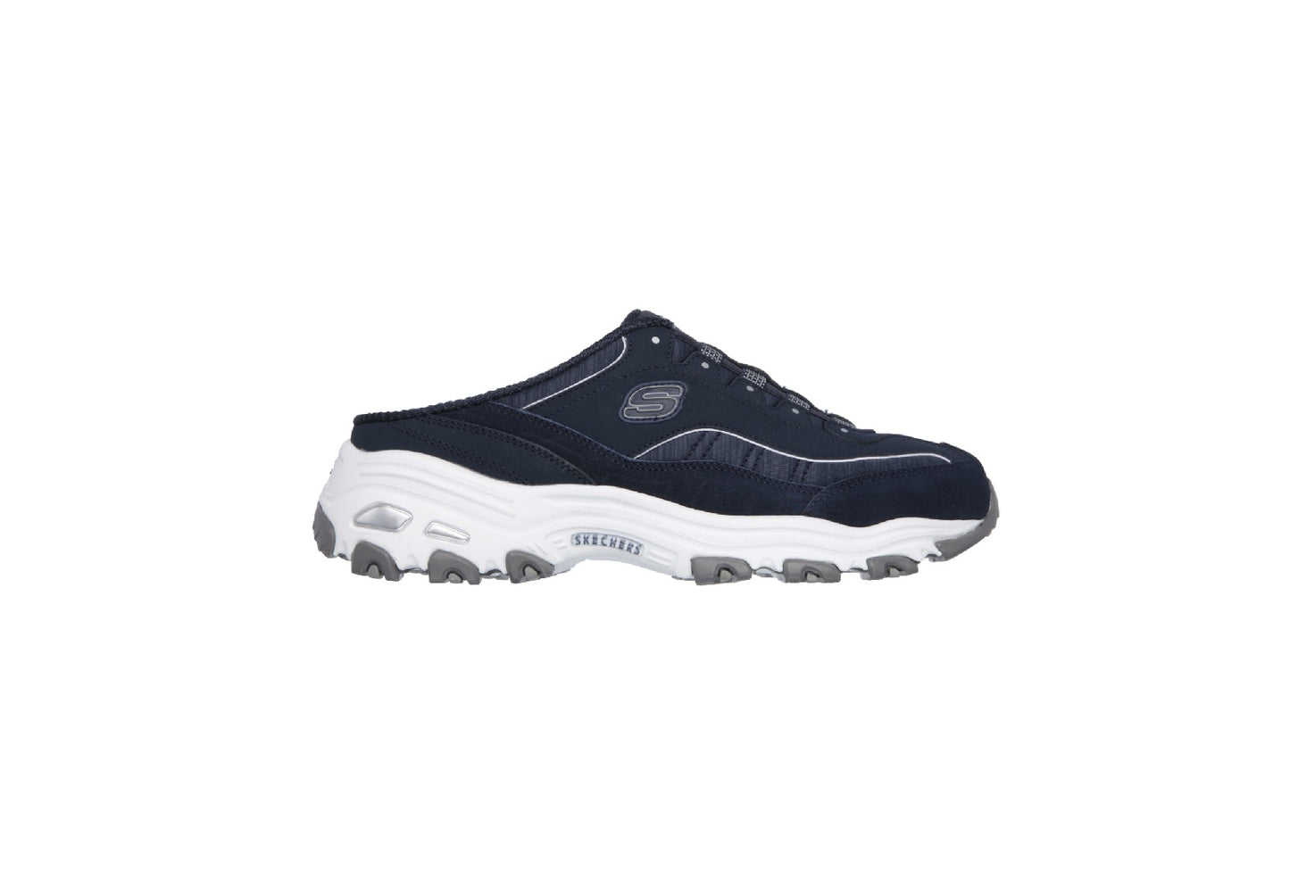 Skechers Women's D'Lites Resilient, Navy/White