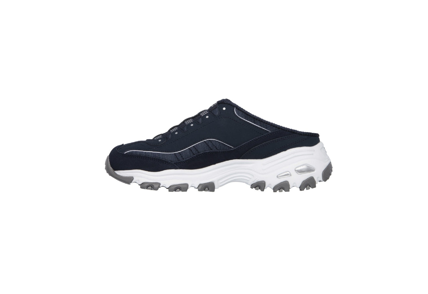 Skechers Women's D'Lites Resilient, Navy/White