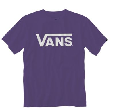 Vans Men Classic Short Sleeve T-Shirt, Heliotrope/White