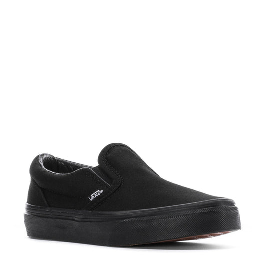Vans Kids, Classic Slip-On, Black/Black (Kids)