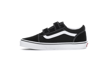 Vans Kids Old Skool V, Black/True White (Junior)